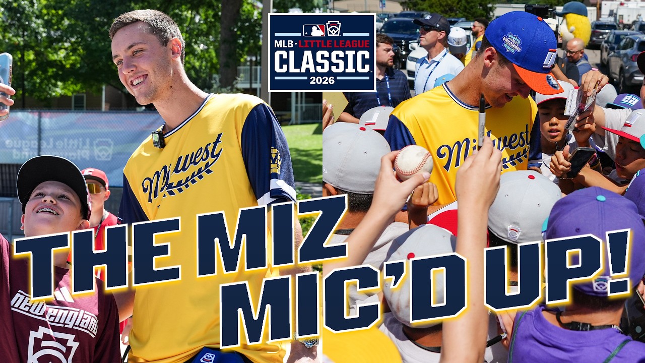 Jacob Misiorowski was a ROCKSTAR at the Little League World Series! (Mic'd up)