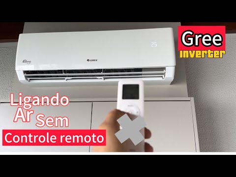 How to turn on a Gree inverter air conditioner without a remote control (9/12/18/22/24,000 BTU)