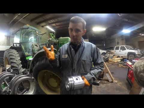 John Deere 6076 engine rebuild.