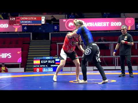 BRONZE Women's GP No-Gi - 64 kg: M. GAITAN GUTIE (ESP) v. I. GROMOVA (RUS)