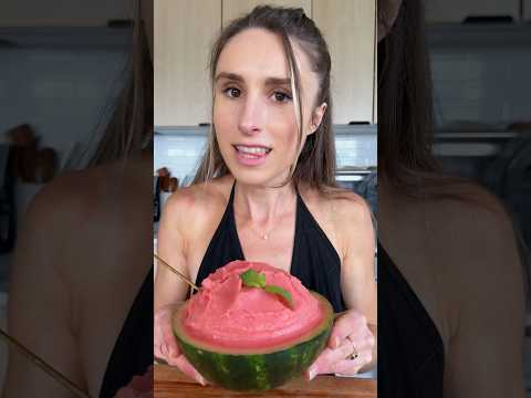 Watermelon sorbet 🍉 #sorbet