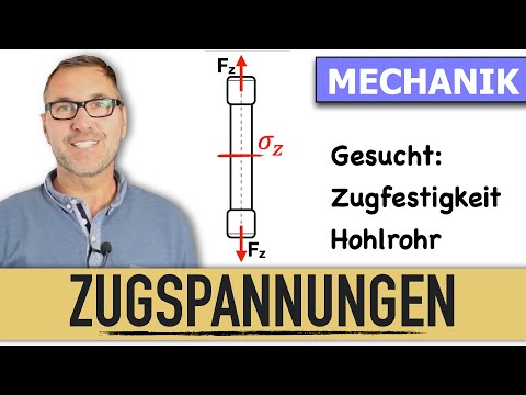 Zugspannung | Hohlrohr | Zulässige Spannung | Spannungslehre | Festigkeitslehre |