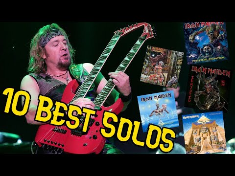 10 of the best! - Adrian Smith solos (Iron Maiden)