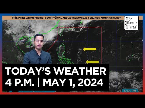 Today's Weather, 4 P.M. May 1, 2024