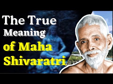 The True Meaning of Mahashivratri by Sri Ramana Maharshi| Teachings of Sri Ramana Maharshi