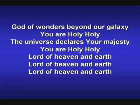 God of wonders (with lyrics)
