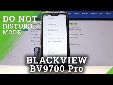 How to Mute the Sound on Blackview BV9700 Pro - Do Not Disturb