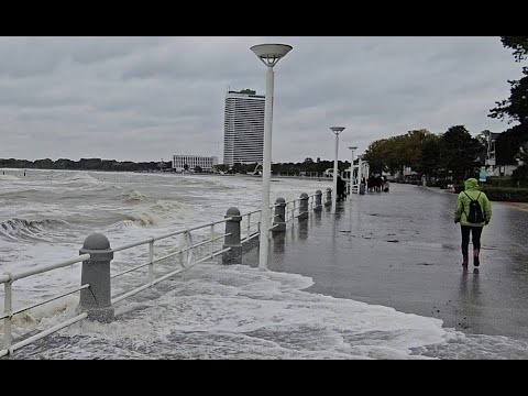Sturmflut Ostsee Travemünde 20 Oktober 2023