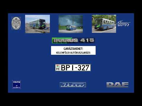 [SOUND] Budapest Bus Sound BPI-327 Ikarus 415.14 BKV 149-es Garázsmenet