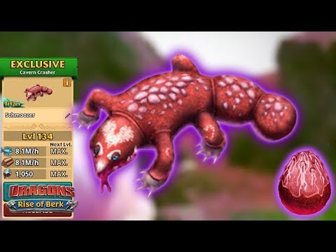 Schmoozer (New Exclusive Cavern Crasher) Max Level 134 | Dragons: Rise of Berk