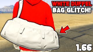 How To Get The White Duffel Bag Glitch In Gta 5 Online 1.67!