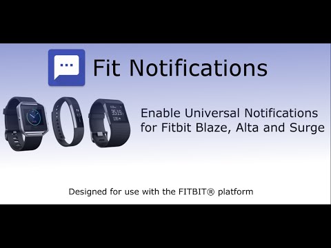 Fit Notifications (for Fitbit) Video
