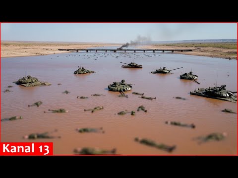 Kazennyi Torets River became real hell for Russians: occupiers crossing river on pontoons were sunk