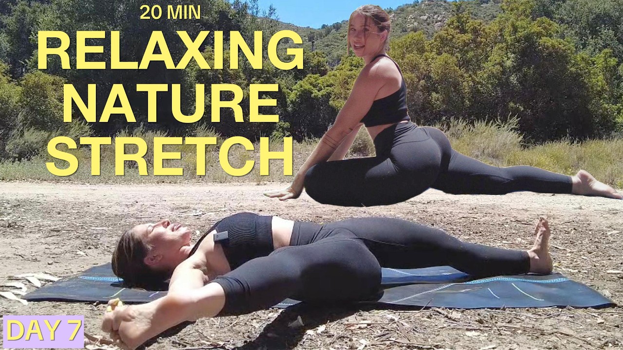 Day 7: Relaxing Supine Yoga Flow ✨ 30 DAY YOGA IN NATURE CHALLENGE 🌿 20 MIN
