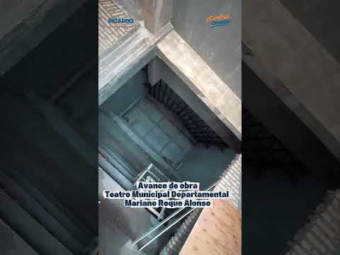 Avance de obras del Teatro Municipal Departamental Mariano Roque Alonso