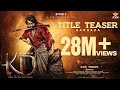 KD The Devil Full Movie Official Trailer Kannada Movie Dhruva Sarja Martin New Movie