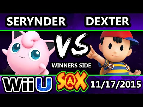 S@X 124 - Serynder (Jigglypuff) Vs. Dexter (Ness) SSB4 Tournament - Smash Wii U - Smash 4