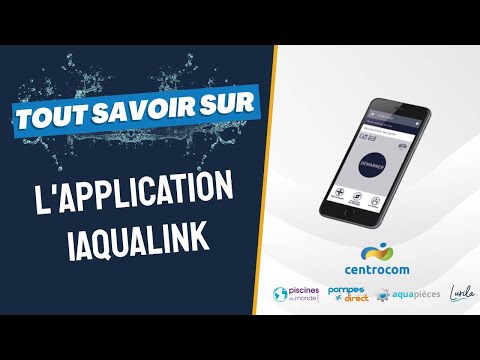 L'application Aqualink sur le CNX 50 iQ