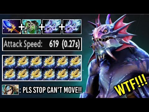 NEW STYLE MID Slardar Max Speed Endless Bash 2x Moon Shard + AC When Pro Trolling Pub 7.22 Dota 2