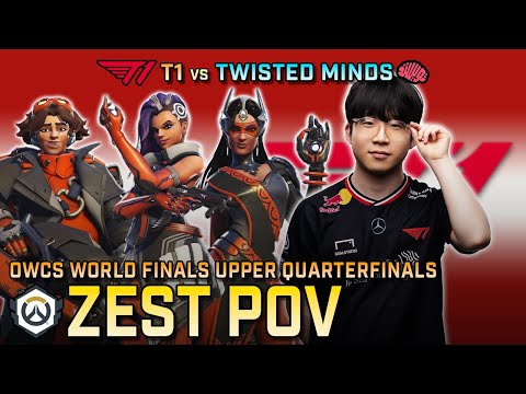[ Zest ] SOMBRA Spotted | T1 vs Twisted Minds | OWCS World Finals Upper Quarterfinals