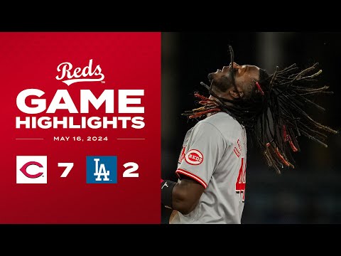 Reds vs. Dodgers Game Highlights (5/16/24) | MLB Highlights