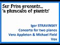 Igor Stravinsky Concerto for two pianos