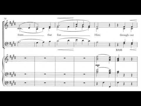 Herbert Sumsion - Magnificat in G (score video)