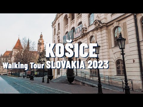 Košice, Eslováquia 🇸🇰 2023 O centro histórico - um passeio pela cidade em 4K PR 02