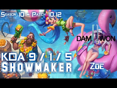 DWG Showmaker ZOE vs SYLAS Mid - Patch 10.12 KR Ranked