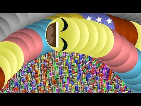 SLITHER.IO A.I. - EPIC SLITHER.IO GAMEPLAY - GOKU SKIN - EPIC SCORE - WORLD RECORD