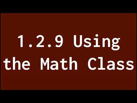 Using The Math Class Java Ap Computer Science A