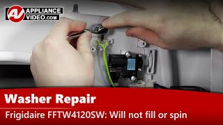 Frigidaire Washer Repair — Will Not Fill, Will Not Spin — Lid Switch