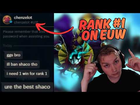 RANK 1 PLAYER IS SCARED OF MY SHACO | Full game, AP Shaco