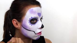 Beginners Sugar Skull Face Paint Tutorial