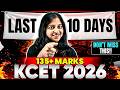 Last 10 Days To KCET Follow This Plan For Top 1000 Rank In KCET 2026