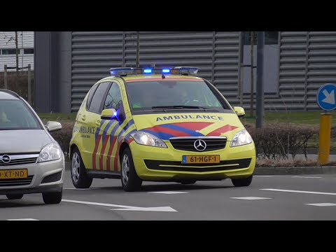 A1 Rapid Responder 07-341 met spoed naar verschillende meldingen in Arnhem