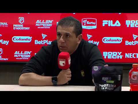 Rueda de prensa de Santa Fe tras su partido con Millonarios