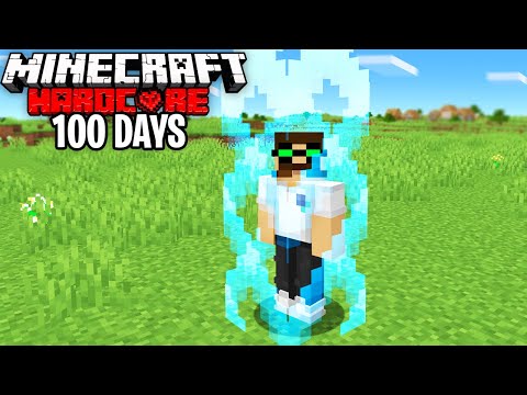 Insane Minecraft Challenge: 100 Days in 1x1 Border