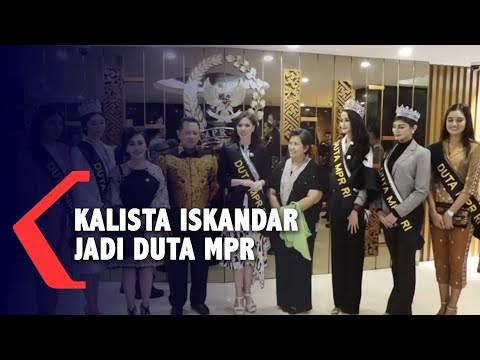 Kini Lancar Sebut Pancasila, Kalista Iskandar Jadi Duta MPR