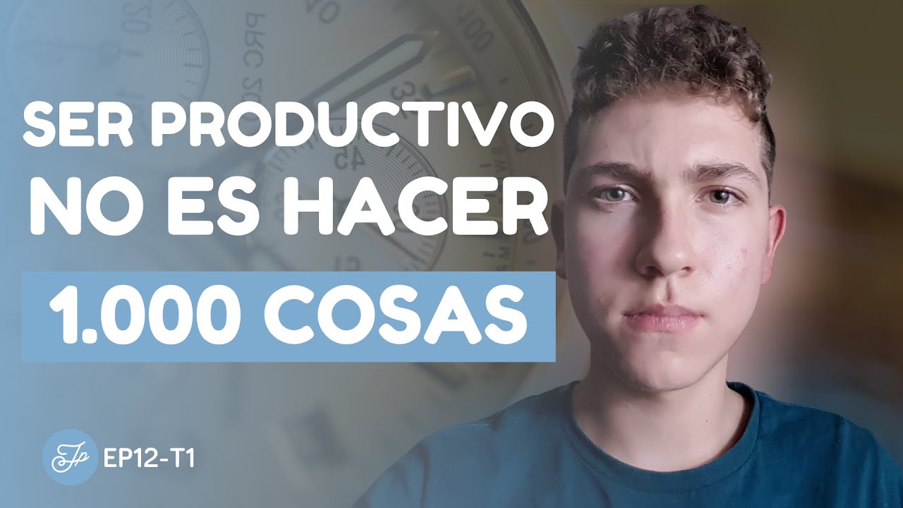 No necesitas estar ocupado 24 horas para ser productivo
