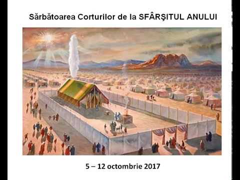 Sărbătoarea Corturilor de la SFÂRŞITUL ANULUI / Sukkot