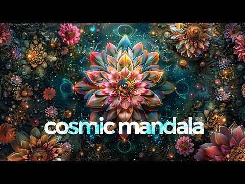 Cosmic Mandala  - Calming Visuals & Music - Reduce Anxiety & Stress