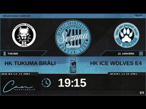 2024 01 13 | HK TUKUMA BRĀĻI (TMB) - HK ICE WOLVES E4 (WF2) | E4