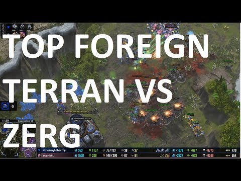 Starcraft 2 - TOP FOREIGN PLAYERS! - TvZ - uThermal vs Scarlett on Dreamcatcher