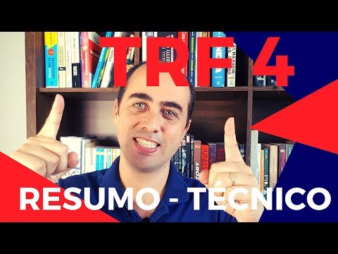 Concurso TRF4 - TJAA | Análise do edital (2019) resumida de técnico judiciário, área administrativa