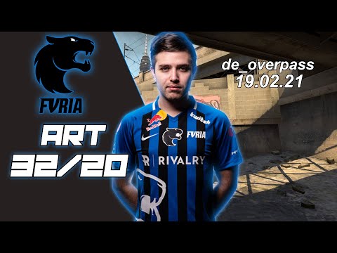 CS:GO POV Demo FURIA arT (32/20) vs Ninjas in Pyjamas (de_overpass) @ IEM Katowice