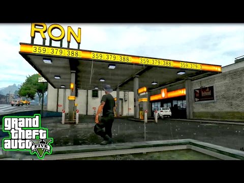 GTA 5 Secret Hiding Place in the Ron Gas station     (PS3)