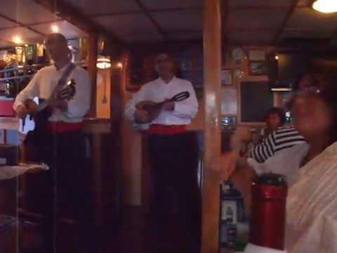 "Ribari" na palubi ladje Kapetan Jure - Vinko Coce song Ribari on the Kapetan Jure boat