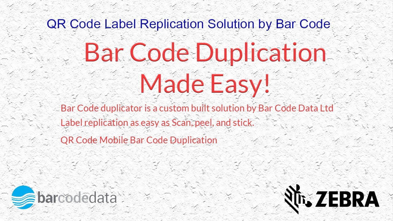 DataMatrix & QR Code Label Duplicator