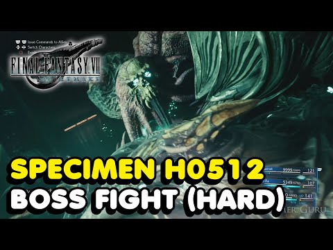 Final Fantasy 7 Remake - Specimen H0512 Boss Fight [Hard Difficult]
